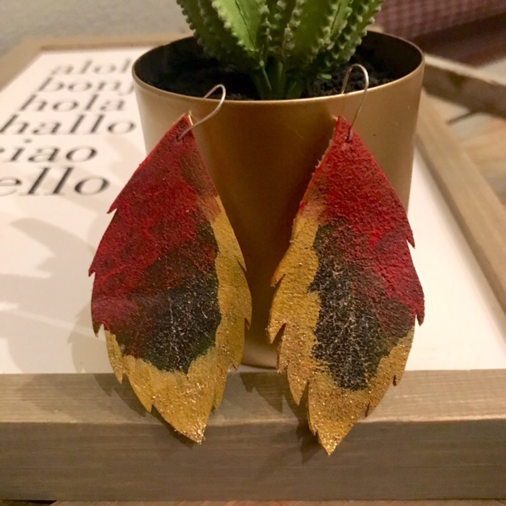 Leather Earrings